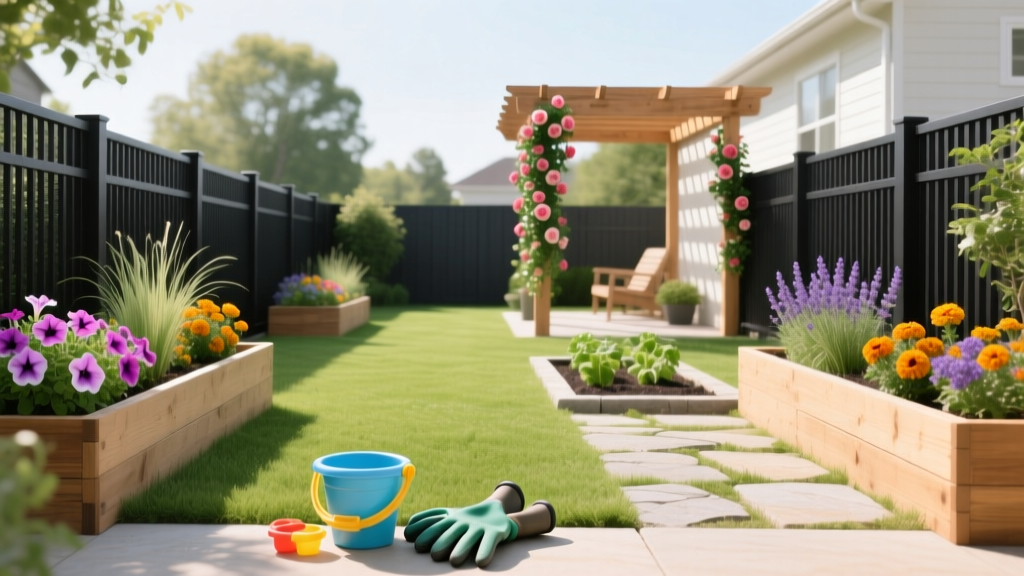 Fenced Yard Garden Ideas for Families