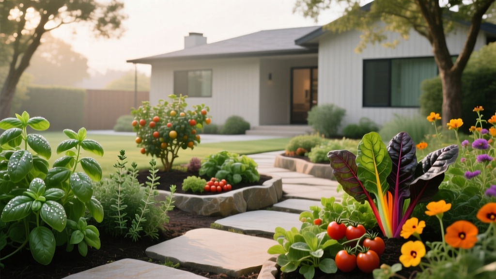 Front Yard Edible Landscape Design