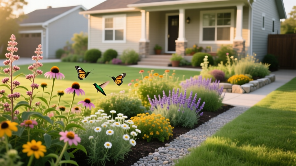 Front Yard Pollinator Highway Design