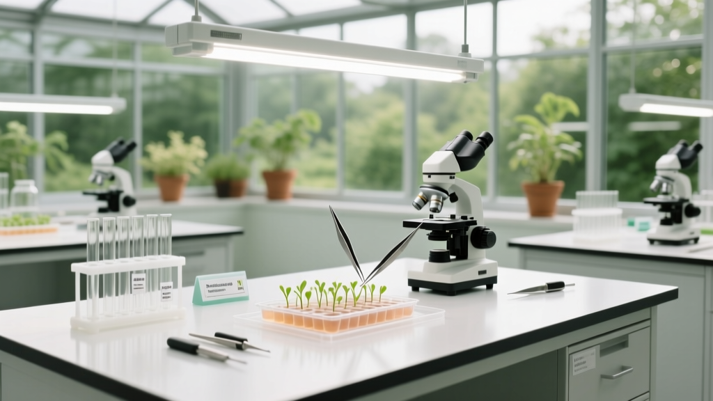 Greenhouse Grafting Laboratory Setup