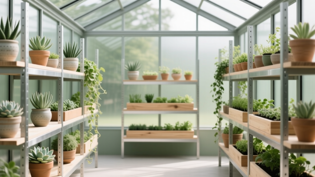 Greenhouse Shelving and Layout Tips