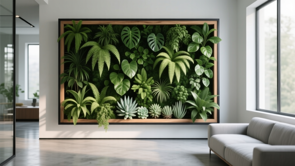 Indoor Biophilic Design Plant Wall