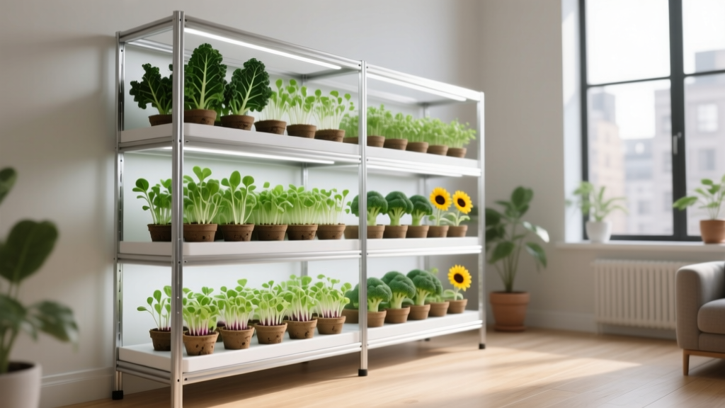 Indoor Microgreens Rack System