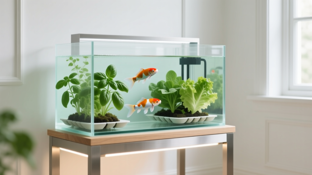Inductive Aquaponic Fish and Plant System
