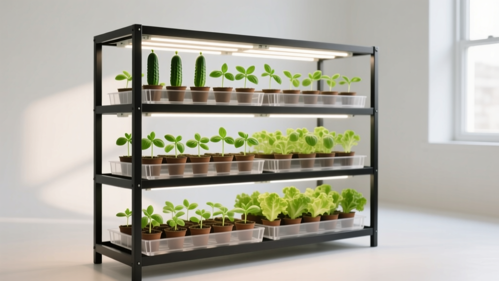 Inductive Indoor Seed Starting Rack