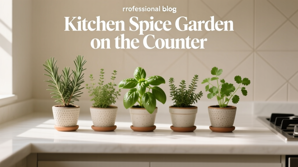 Kitchen Spice Garden on the Counter