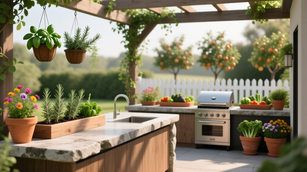 Outdoor Kitchen Garden Design