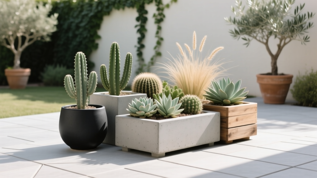 Patio Container Garden Design Ideas