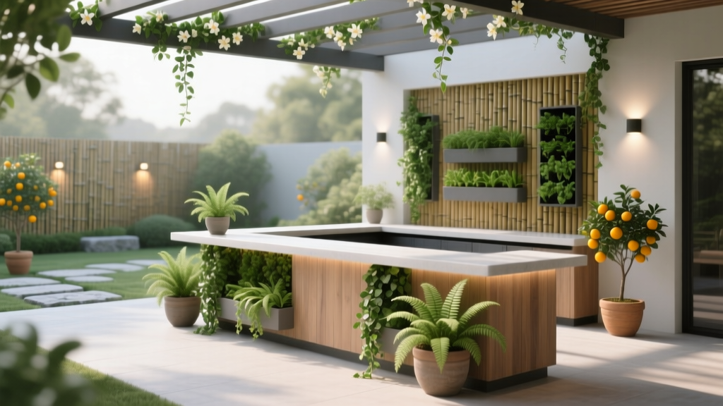 Patio Outdoor Bar Garden Screening