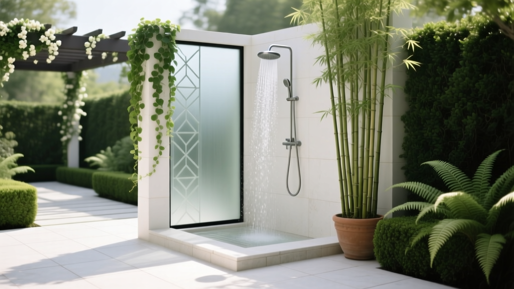 Patio Outdoor Shower Privacy Garden