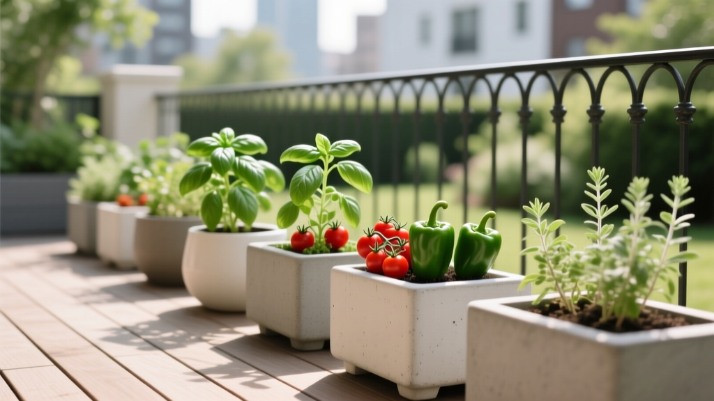 Patio Pizza Garden in Containers