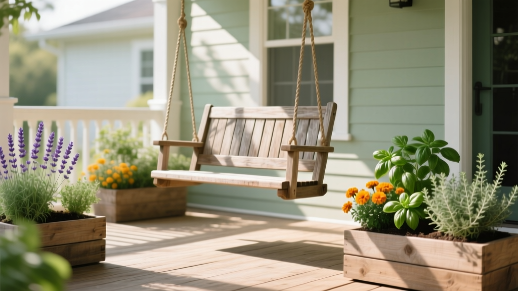 Porch Swing Companion Planting Ideas