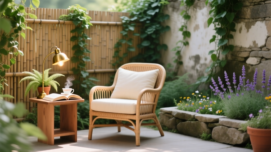 Reading Nook Garden Corner Inspiration