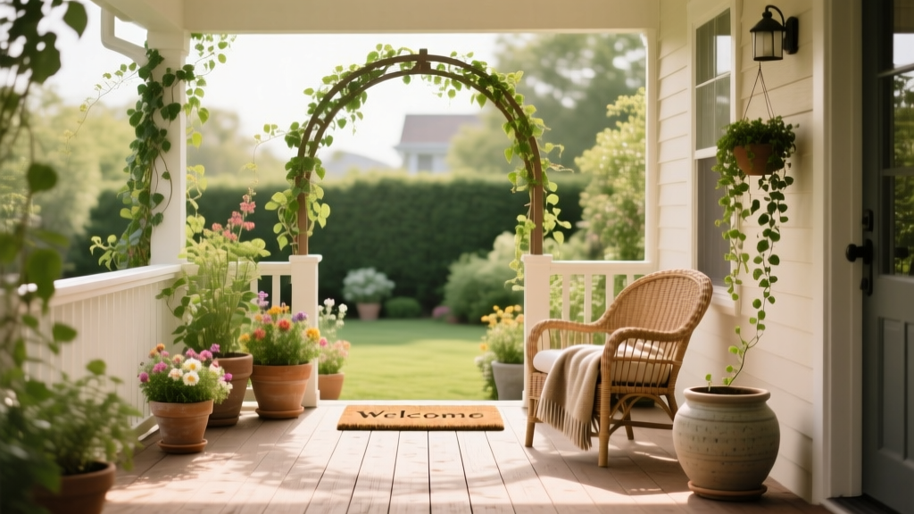 Porch Welcome Garden Ideas