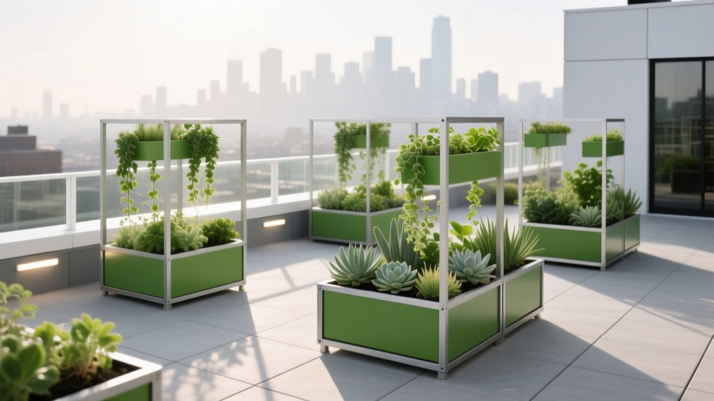 Rooftop Lightweight Modular Garden System