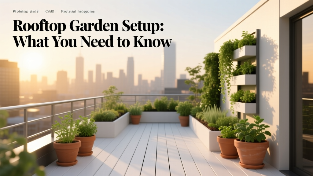 Rooftop Garden Setup: What You Need to Know