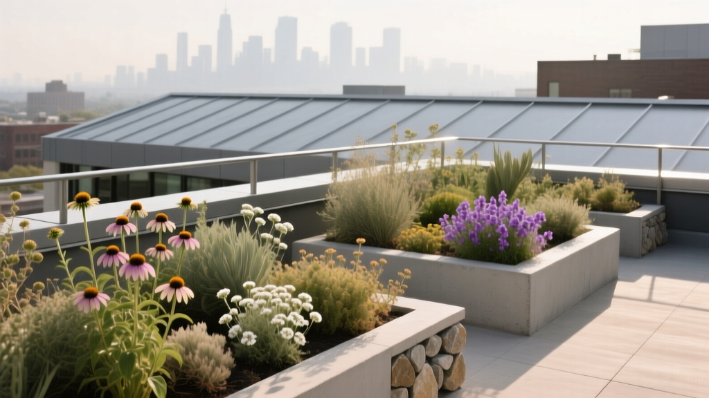 Rooftop Native Plant Habitat Garden