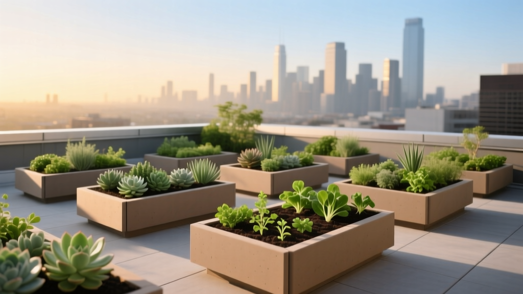 Rooftop Lightweight Soil Garden System