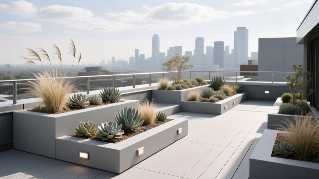 Rooftop Wind-Tolerant Garden Selection