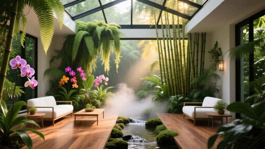 Sunroom Tropical Rainforest Simulation