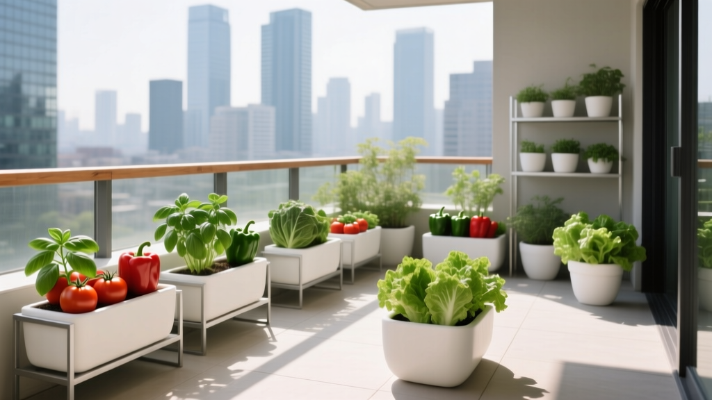 Urban Balcony Vegetable Garden Ideas