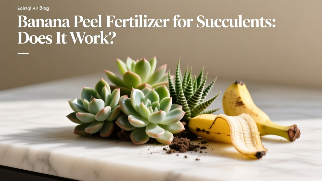 Banana Peel Fertilizer for Succulents: Does It Work