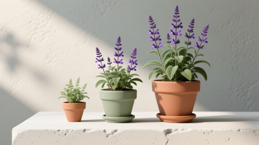 Choosing the Right Pot Size for Salvia