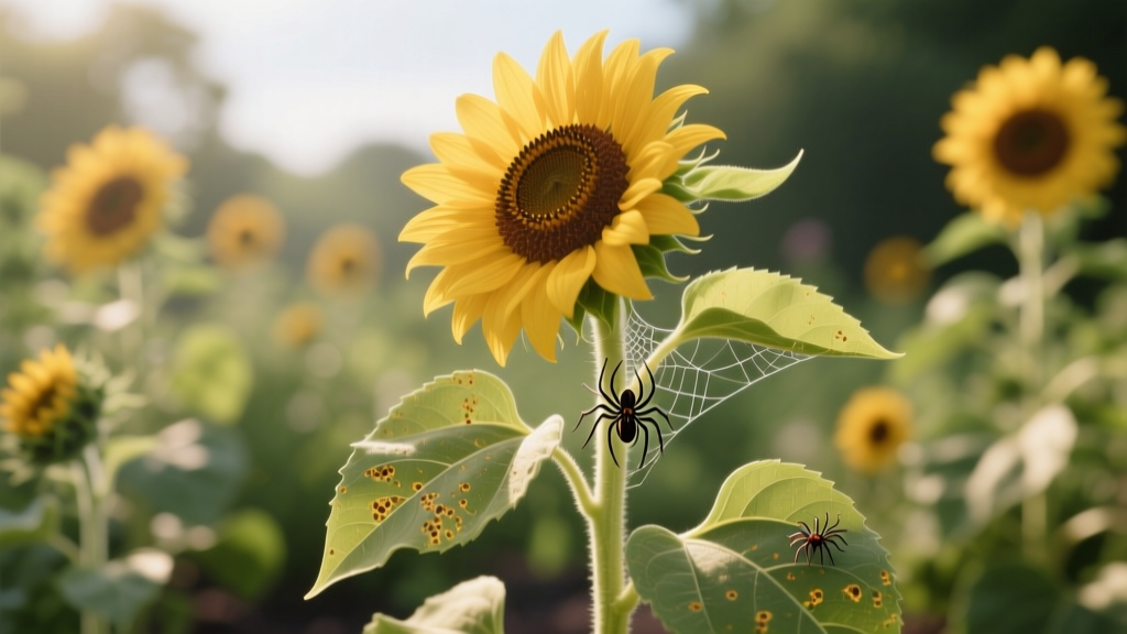 Controlling Spider Mites on Sunflowers