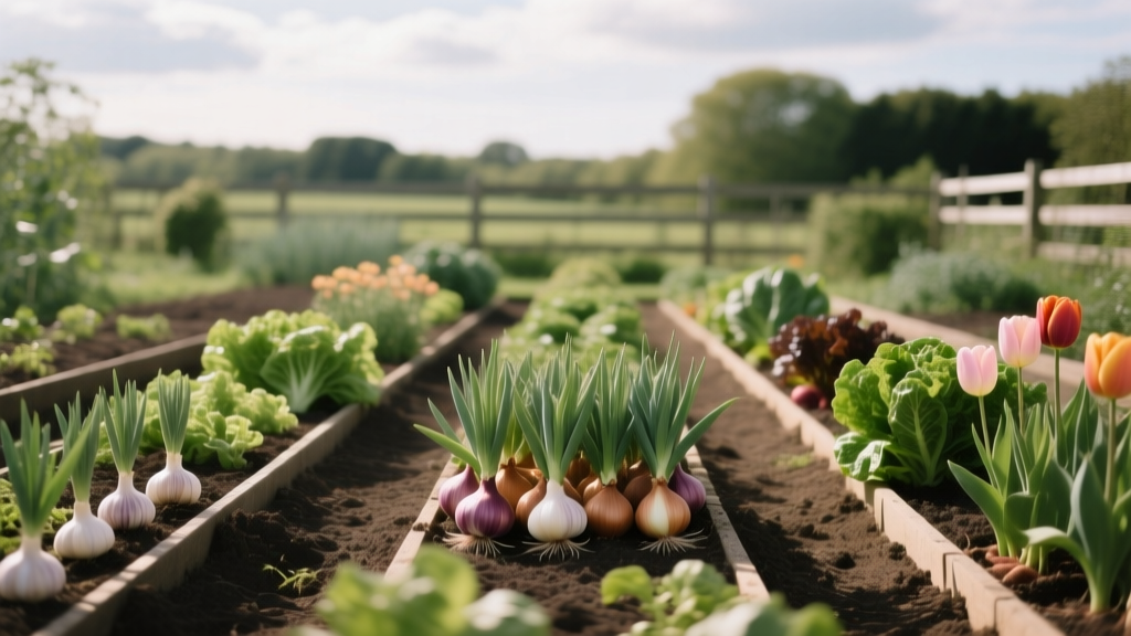 Crop Rotation Plan Including Bulbs