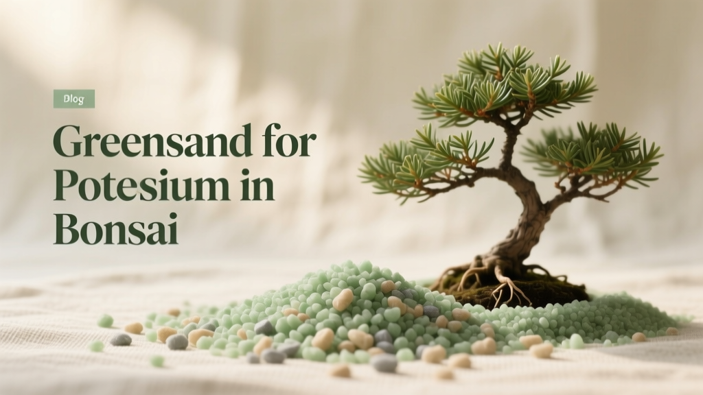 Greensand for Potassium in Bonsai