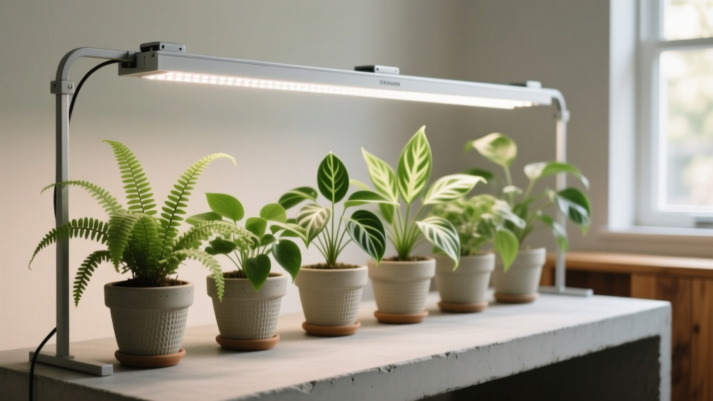 Grow Light Setup for Starting Shade Plants