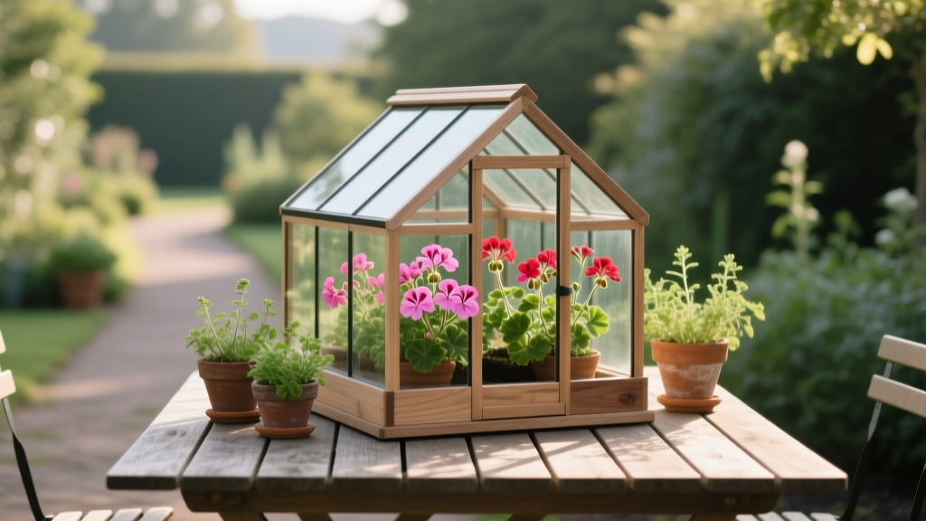 How to Build a Mini Greenhouse for Geraniums