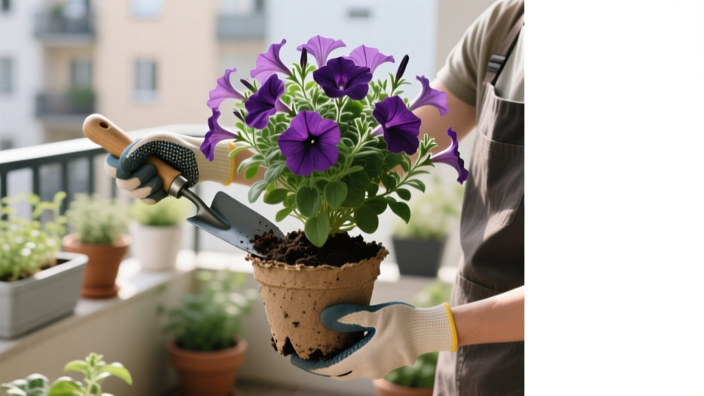 How to Move a Large Petunias Safely