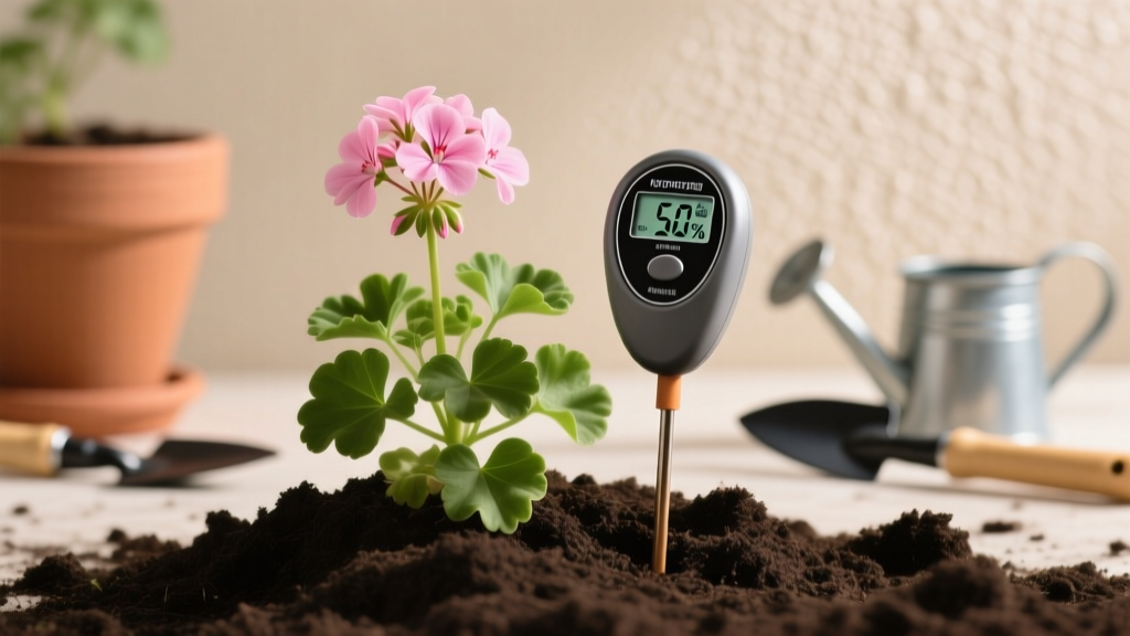 How to Read Soil Moisture Meter for Geraniums