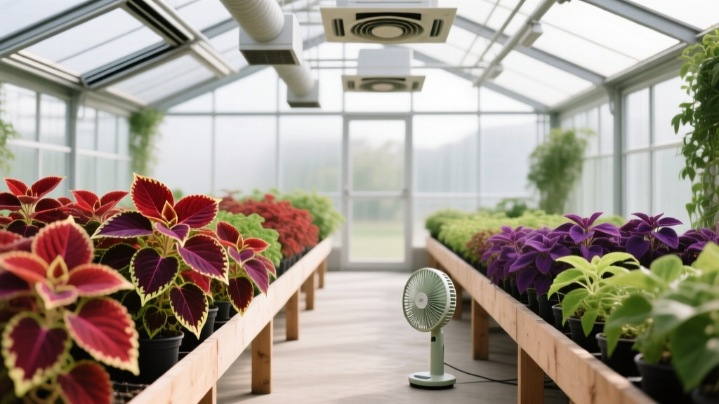 How to Ventilate a Greenhouse for Coleus