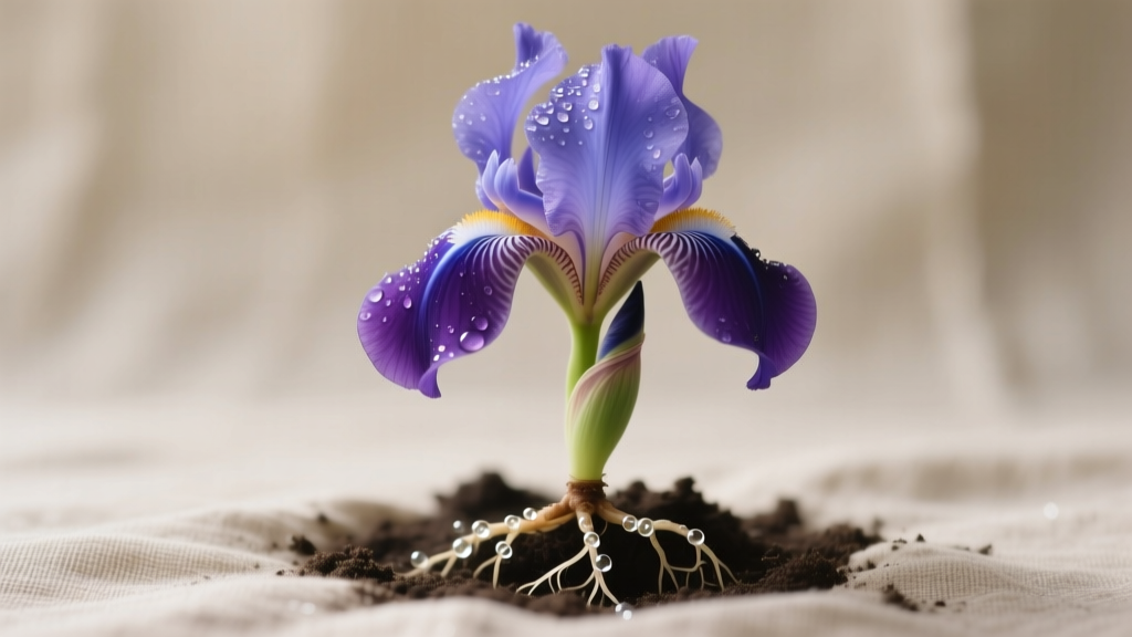 Hydrogen Peroxide Root Treatment for Irises