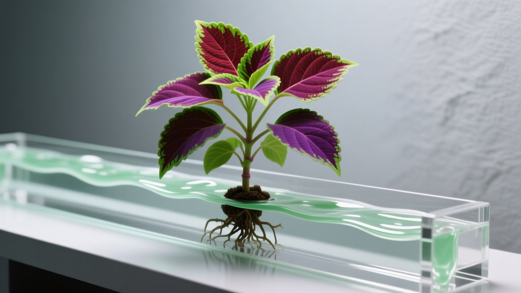 Nutrient Film Technique for Coleus