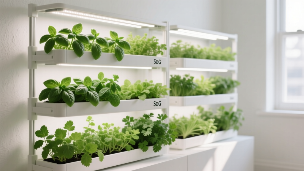 Screen of Green Setup for Herb Gardens