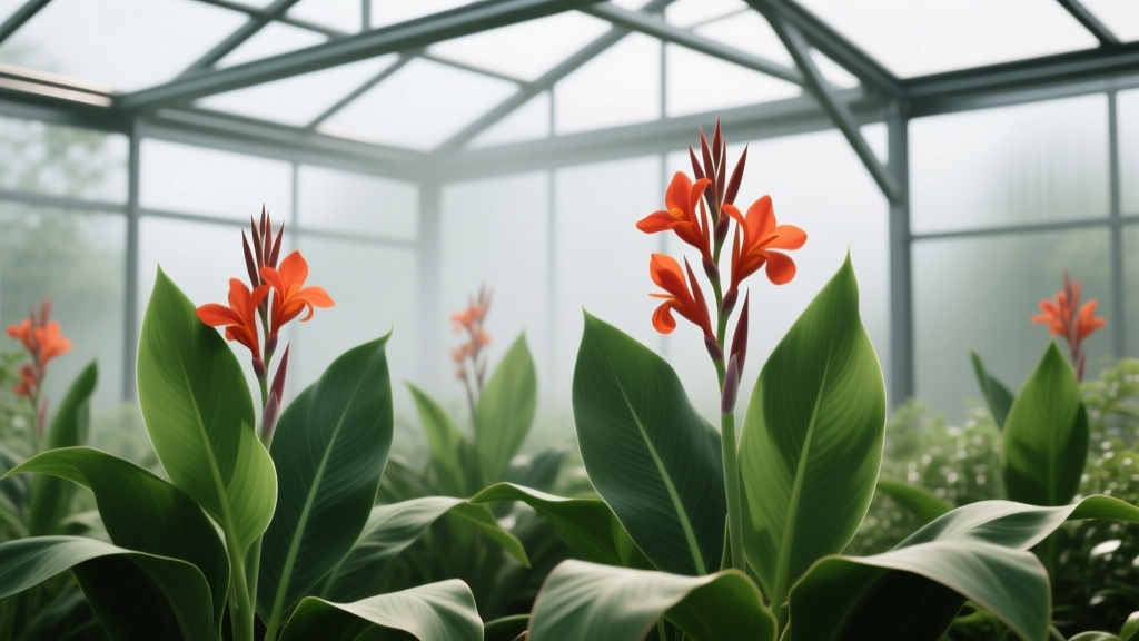 Shade Paint for Greenhouse-Grown Canna Lilies
