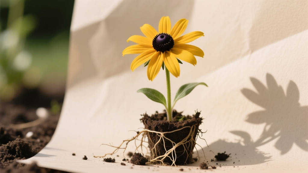 Signs Black-Eyed Susans Has Outgrown Its Container