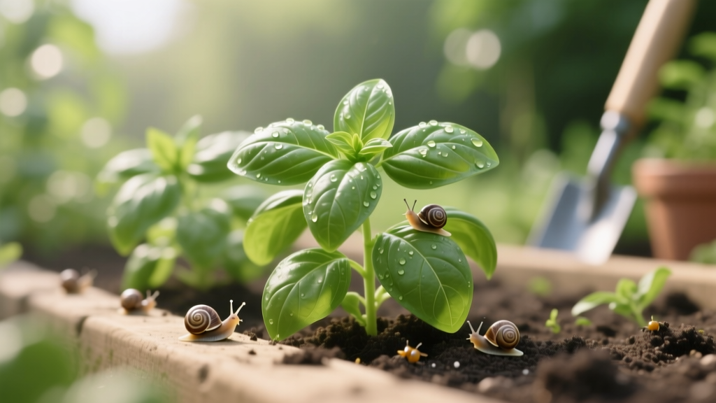 Slug and Snail Control for Basil