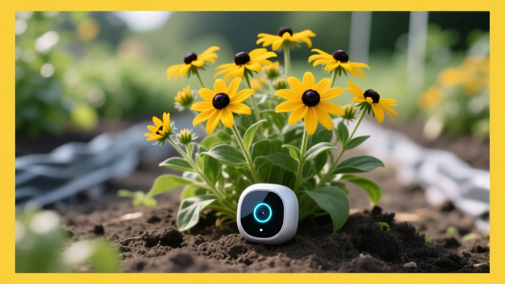 Smart Sensor Setup for Monitoring Black-Eyed Susans
