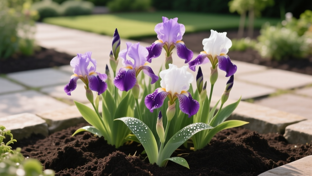 Top-Dressing Soil for Healthier Irises