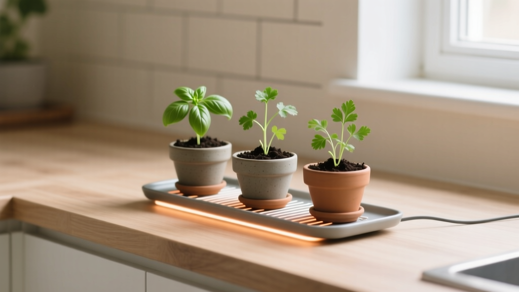 Using a Heat Mat for Herb Gardens Germination