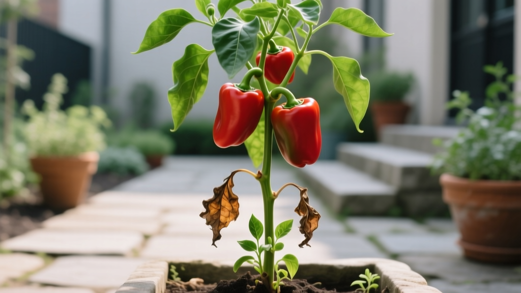 When to Remove Dead Growth from Peppers