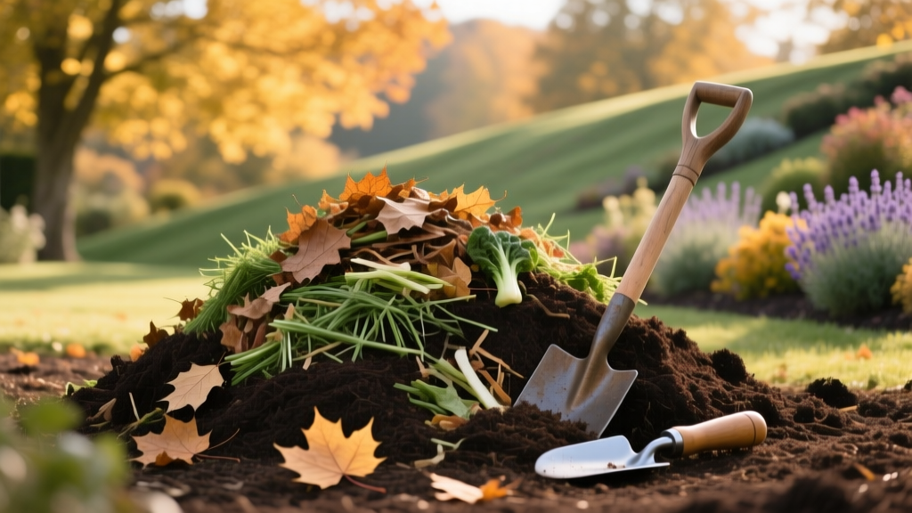 Fall Garden: Final Compost Pile Building