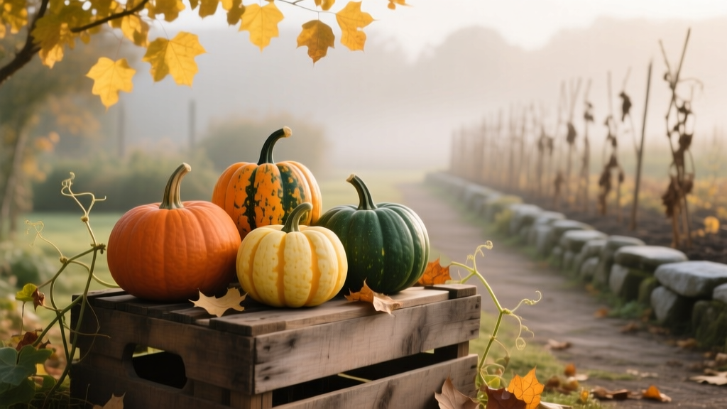 Fall Garden: Harvesting and Curing Winter Squash