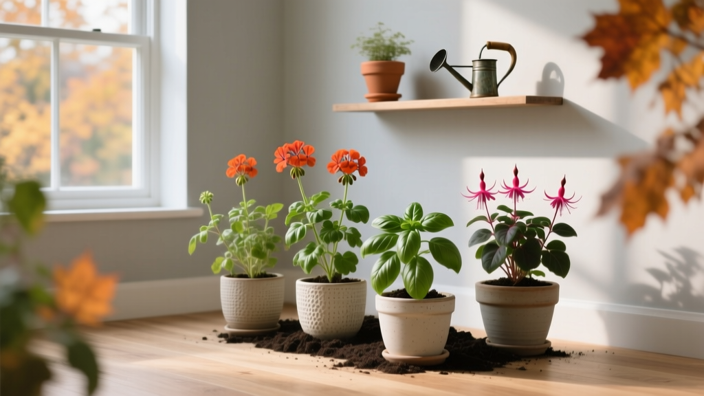Fall Garden: Moving Tender Plants Indoors
