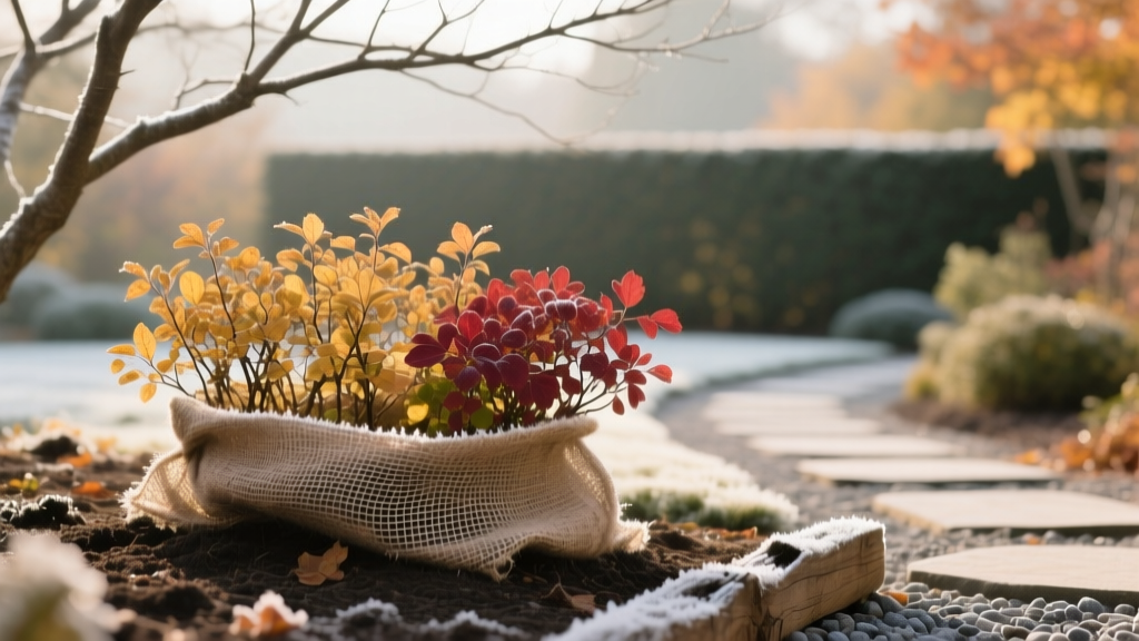 Fall Garden: Wrapping Tender Shrubs for Winter