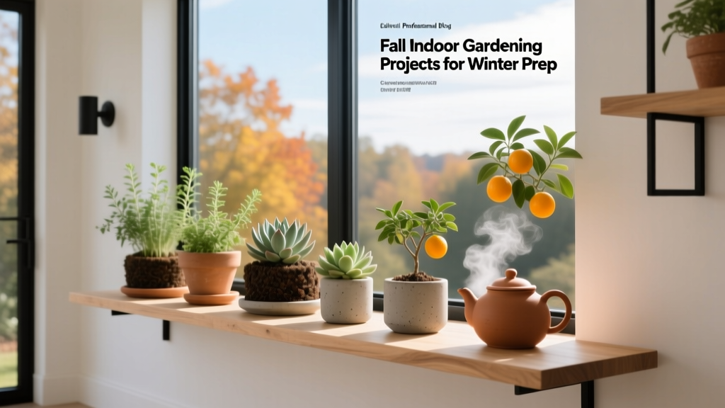 Fall Indoor Gardening Projects for Winter Prep